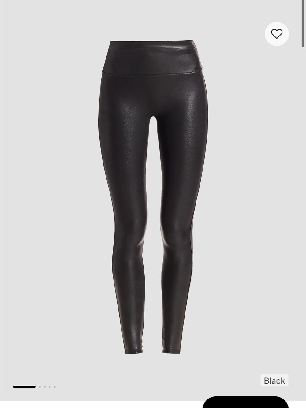 Spanx Faux Leather Leggings